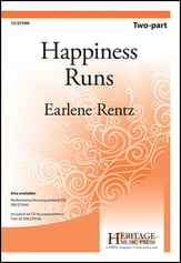 Happiness Runs Two-Part choral sheet music cover